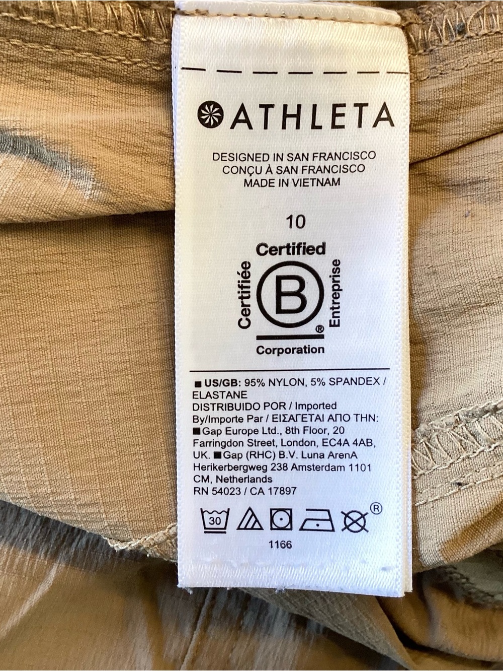 Athleta Trekkie High Rise Parachute Pants - Big Sur Brown - 10 - Picture 9 of 9